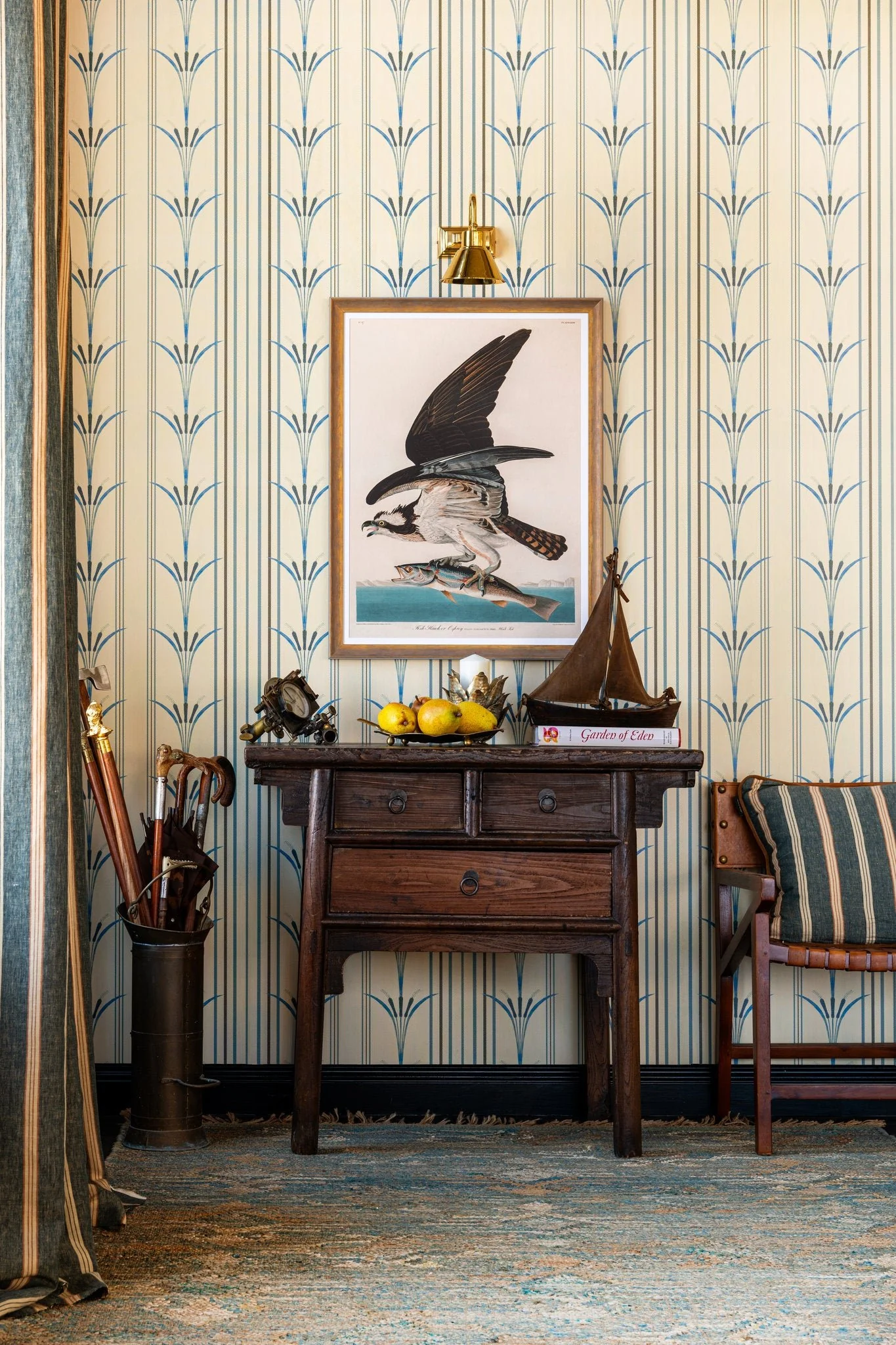 MindtheGap DANUBE STRIPE Blue  WP30156 Wallpaper - Image 7