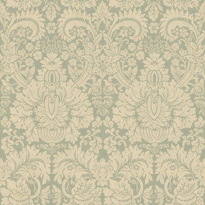 G P & J BAKER BW45146.2.0 QUEEN'S DAMASK AQUAMARINE Fabric