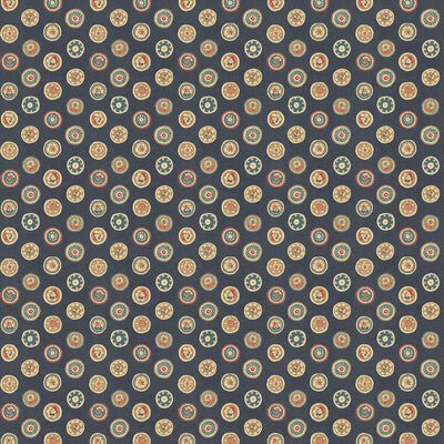 G P & J BAKER BW45147.2.0 COURT BUTTONS INDIGO Fabric