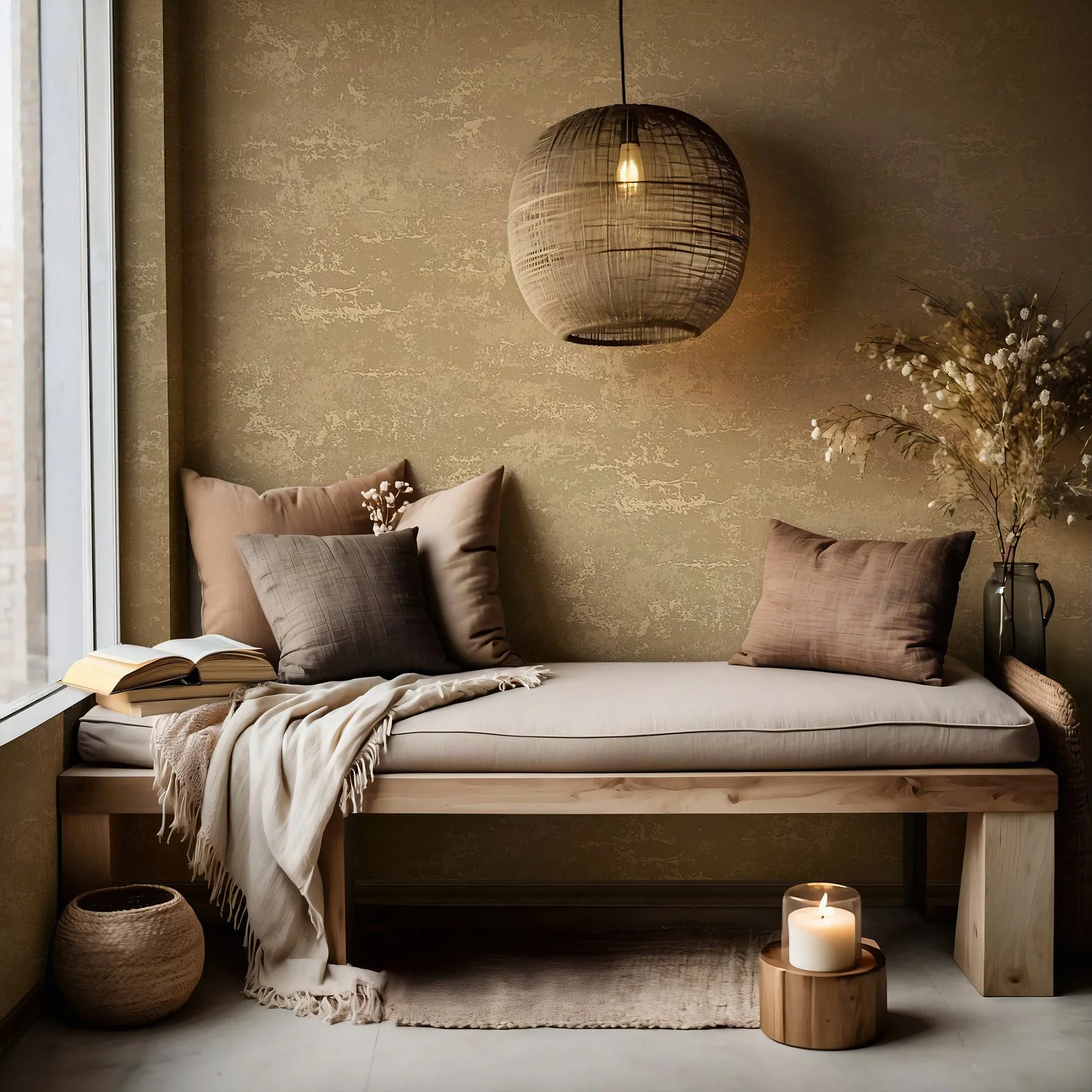 Galerie 34640 Plaster look Bronze Brown Wallpaper - Image 2