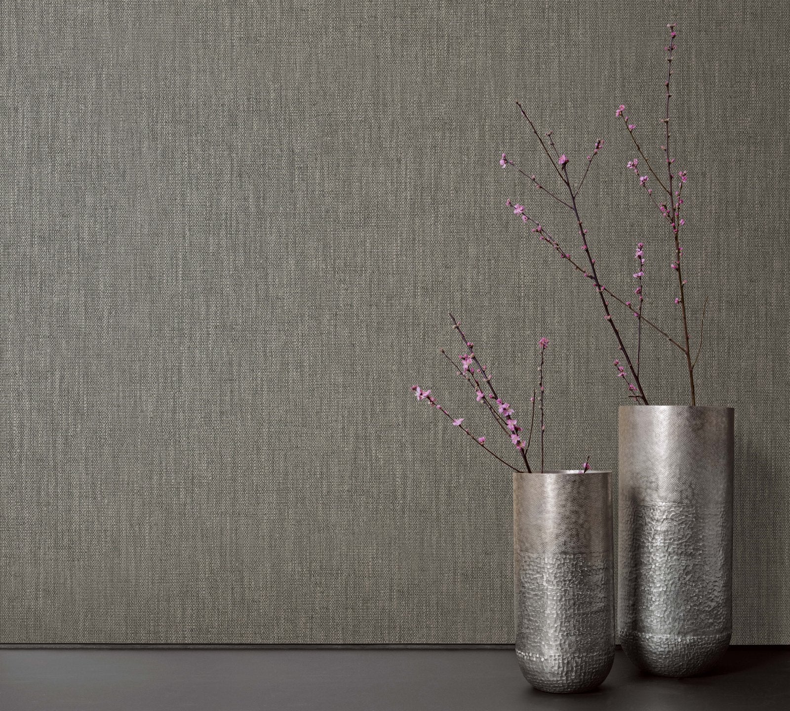 Galerie EN3333014 Linen Silver Grey Wallpaper - Image 3