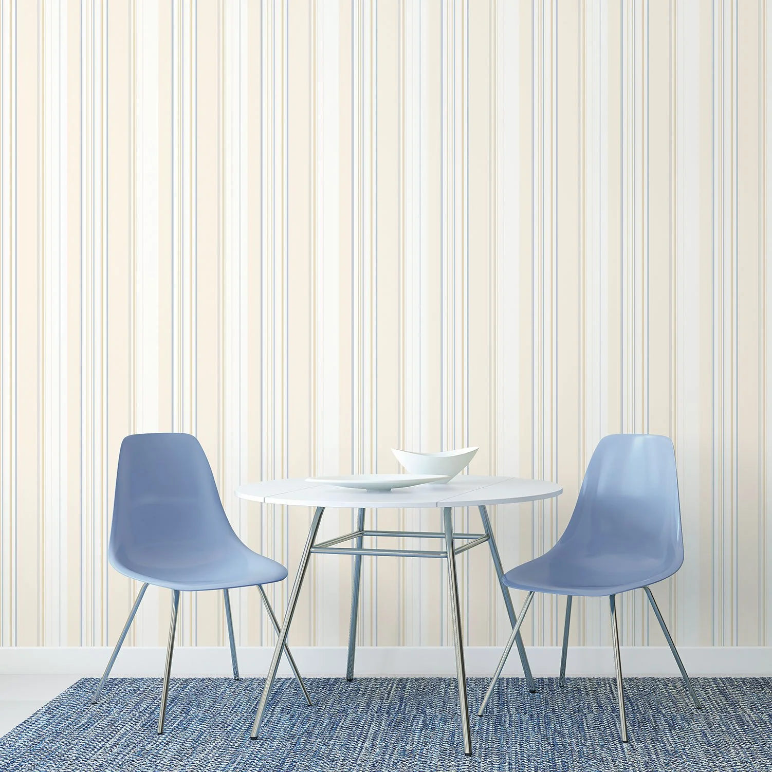 Galerie G12101 Stripe Beige Wallpaper - Image 2