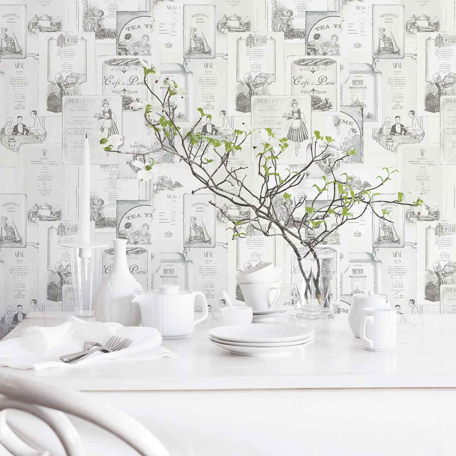 Galerie G12286 Novelty Silver Grey Wallpaper - Image 2