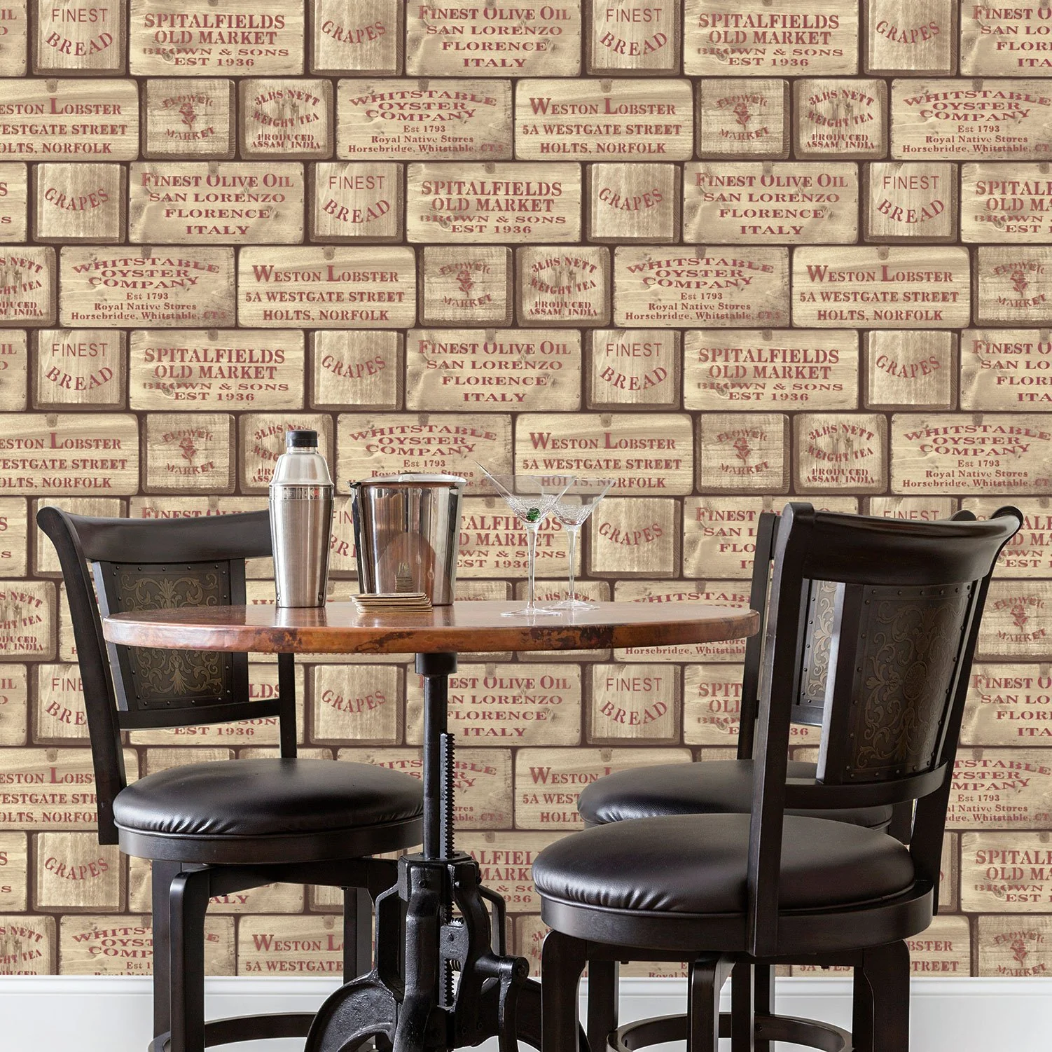 Galerie G12306 Wood Beige Wallpaper - Image 2
