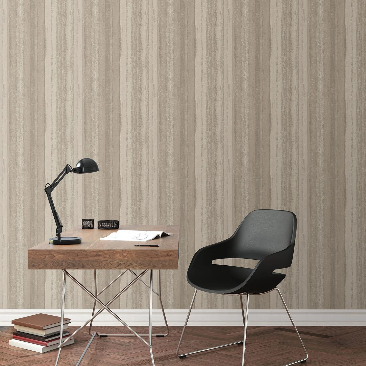 Galerie G67802 Nomed Stripe Green Wallpaper - Image 2