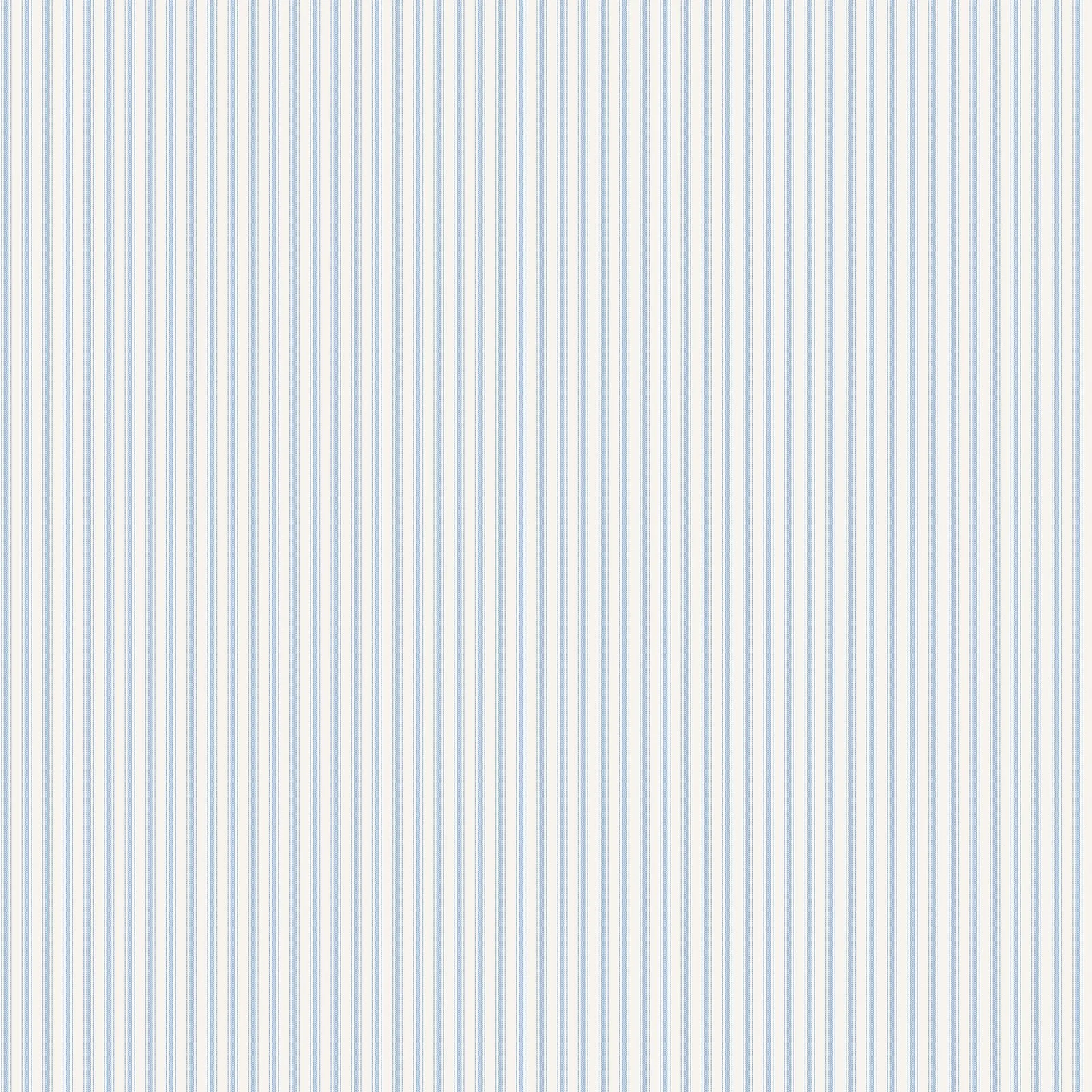 Galerie G68740 Ticking Stripe Blue Wallpaper