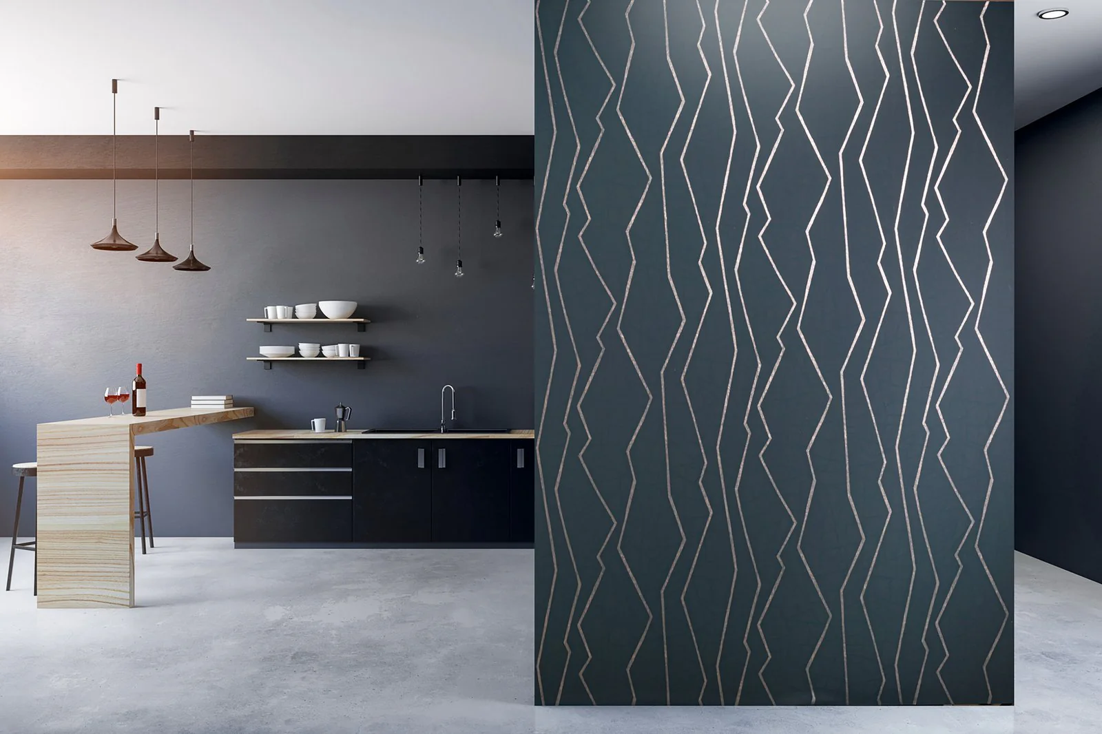 Galerie GH64637-23 Connection Wasabi Green Green Wallpaper - Image 2