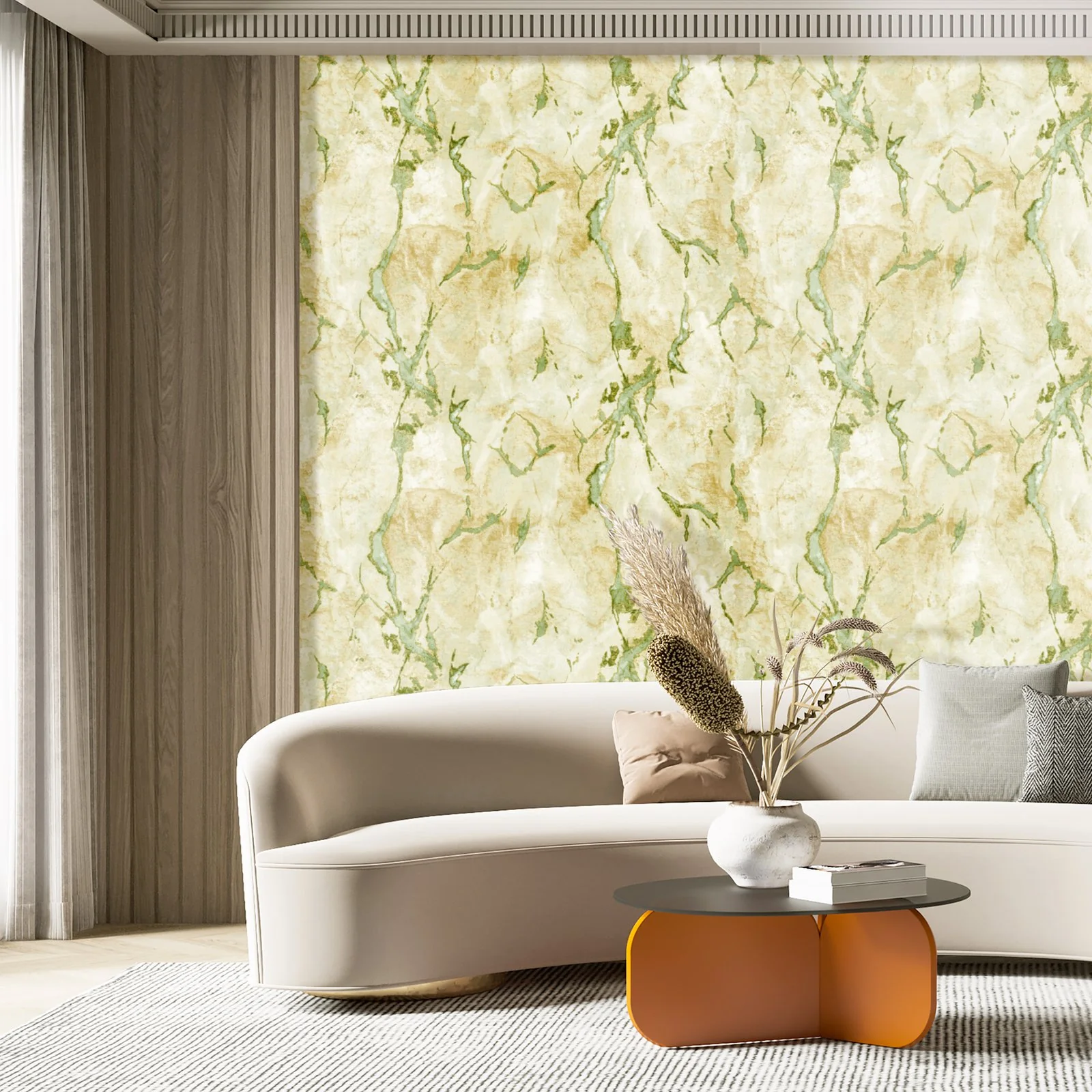 Galerie IT49355 Marmo Green Wallpaper - Image 2