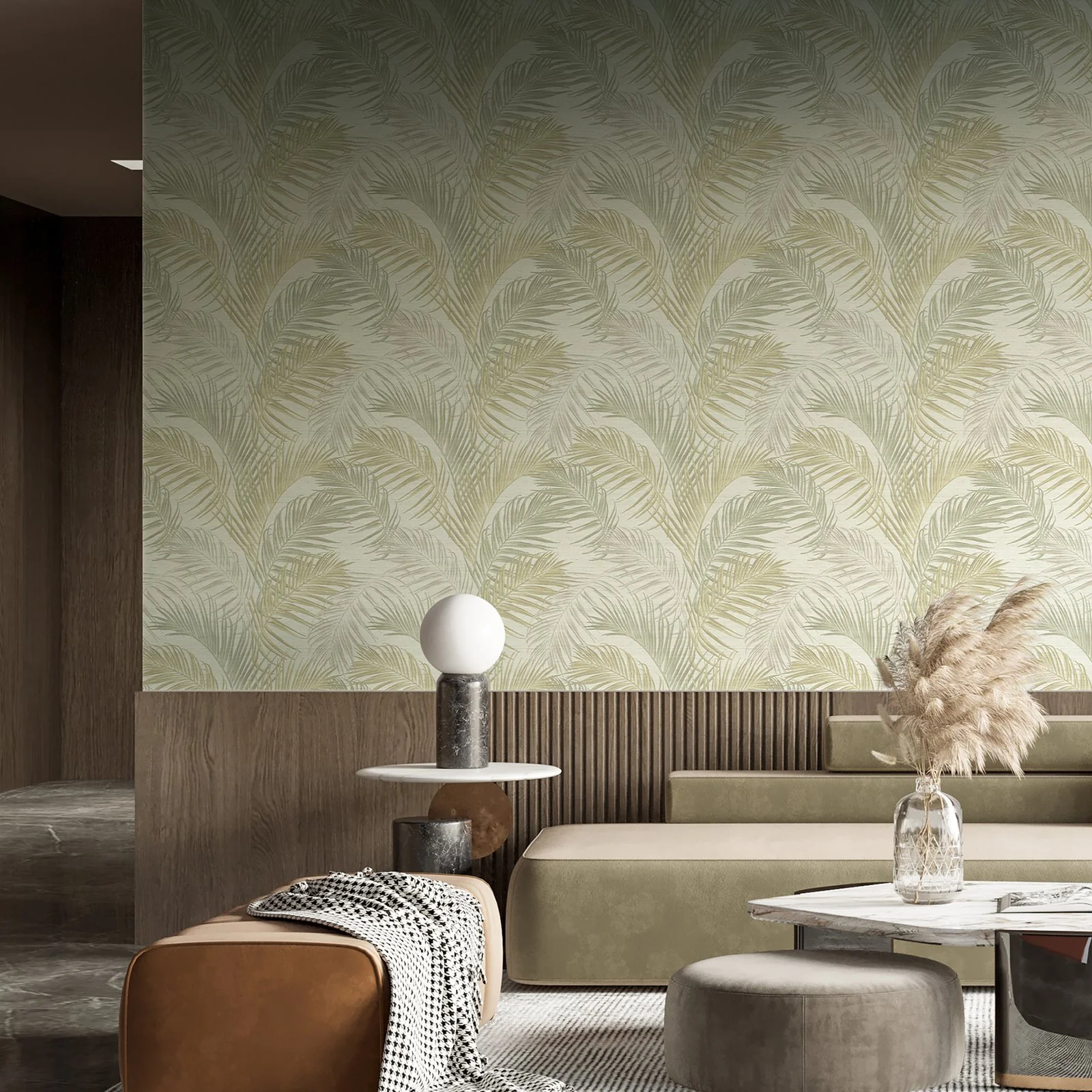 Galerie PS33315 Tree Leaf Green Wallpaper - Image 2