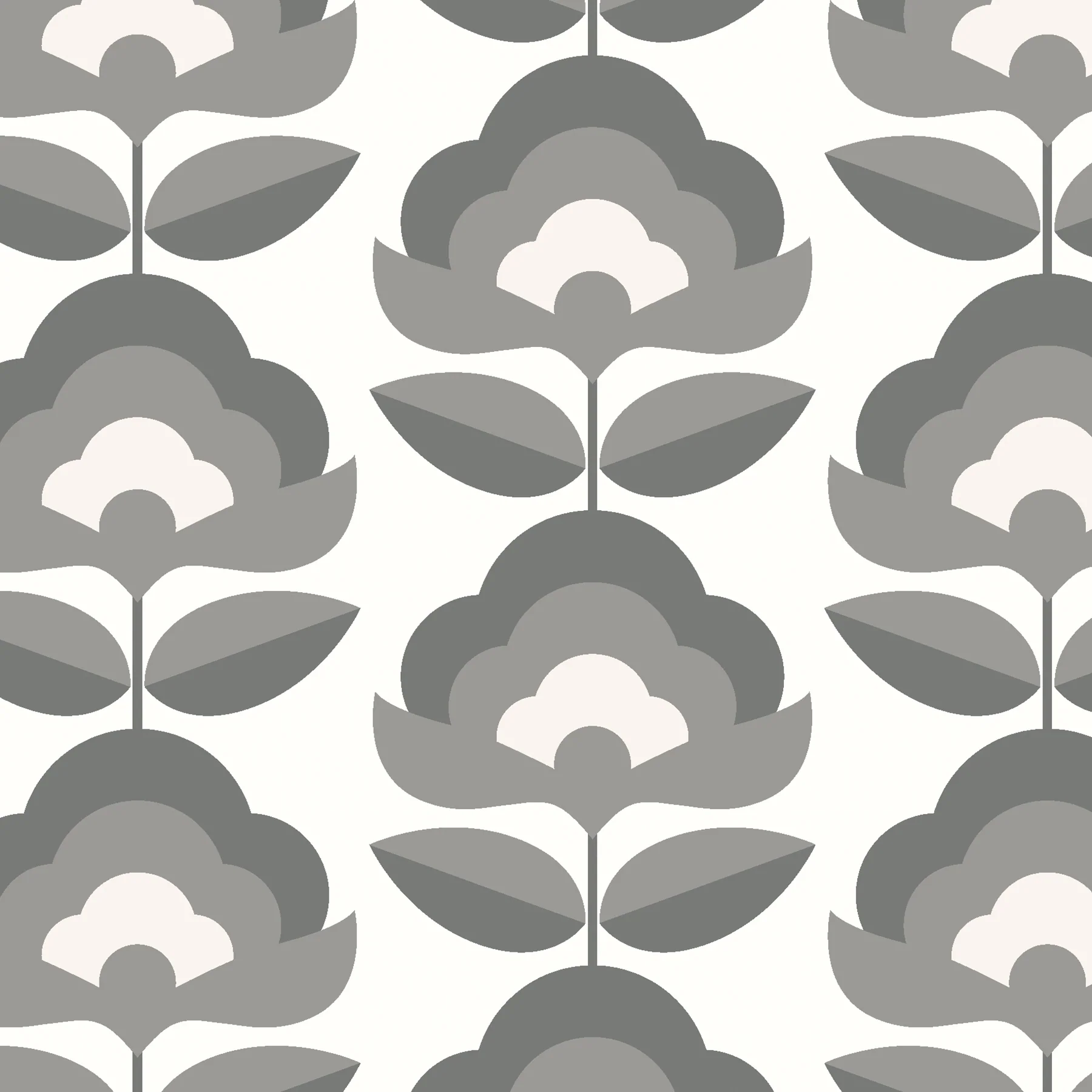 Hoopla Walls HWA1173PU Retro Flower Chalkboard Peel and Stick Wallpaper - Image 3