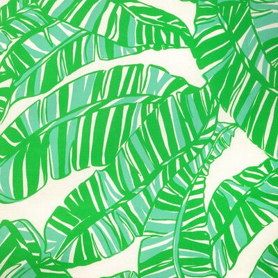 LEE JOFA 2025111.31.0 GO BANANAS WHITE/GREEN Fabric