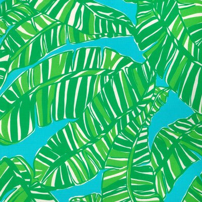 LEE JOFA 2025111.353.0 GO BANANAS SEA/GREEN Fabric