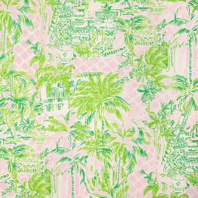 LEE JOFA P2025113.73.0 PALM BEACH WP PINK/GREEN Wallcovering