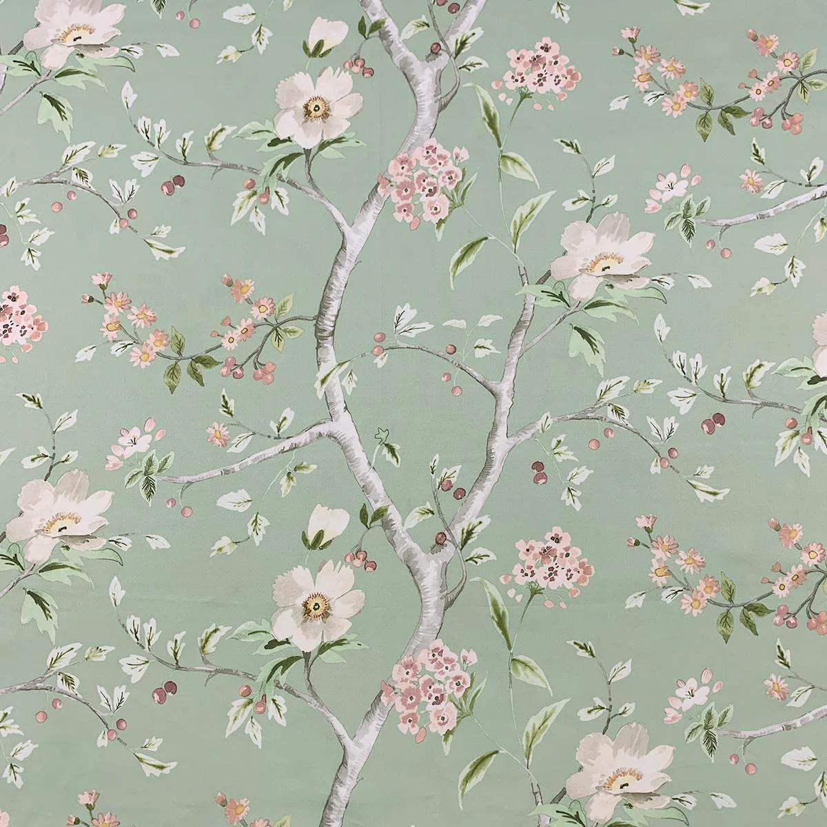 Lillian August 11424 Lillian August JANIE GREEN TEA Fabric