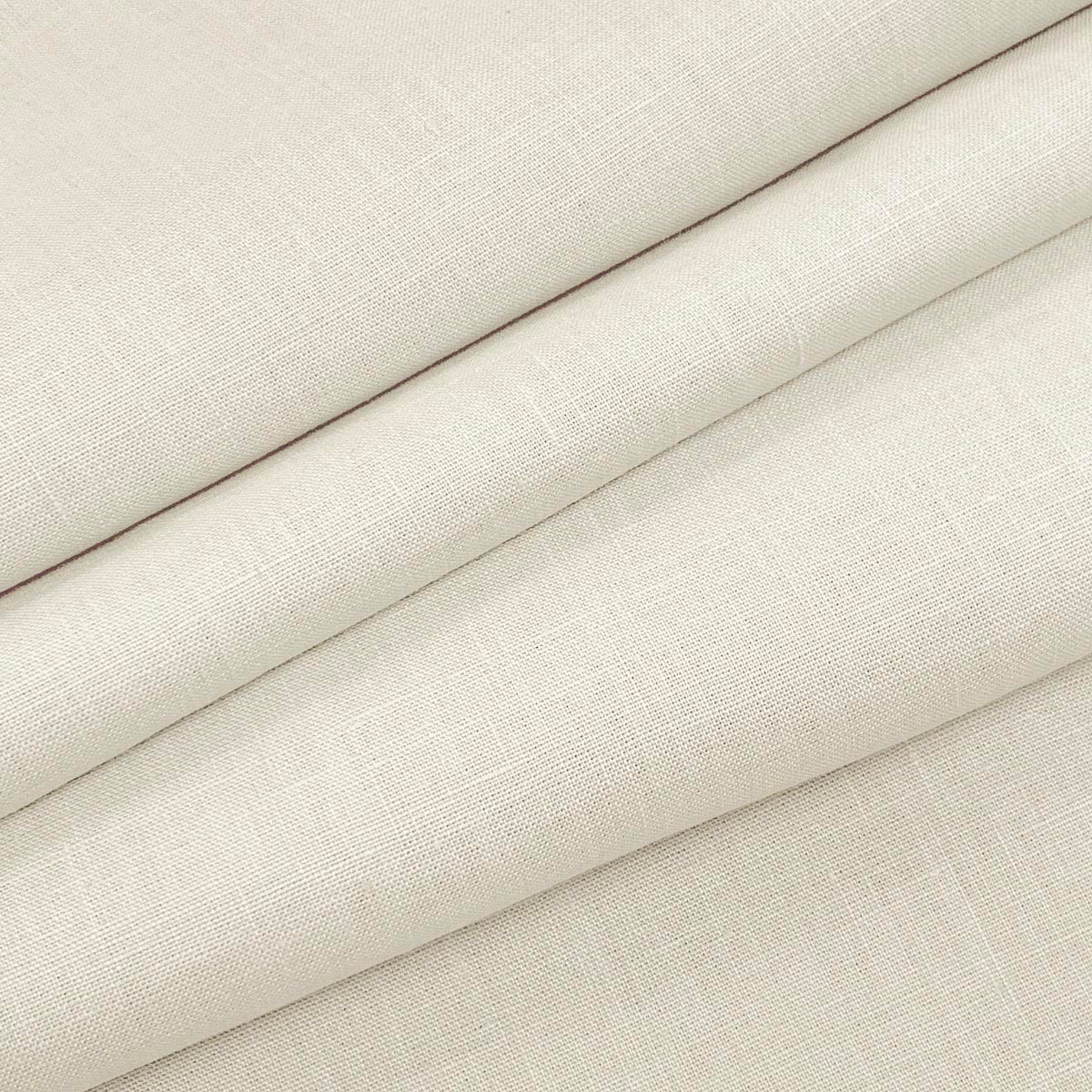 Mag Fabrics 10627 EMMA LINEN PURE WHITE Fabric