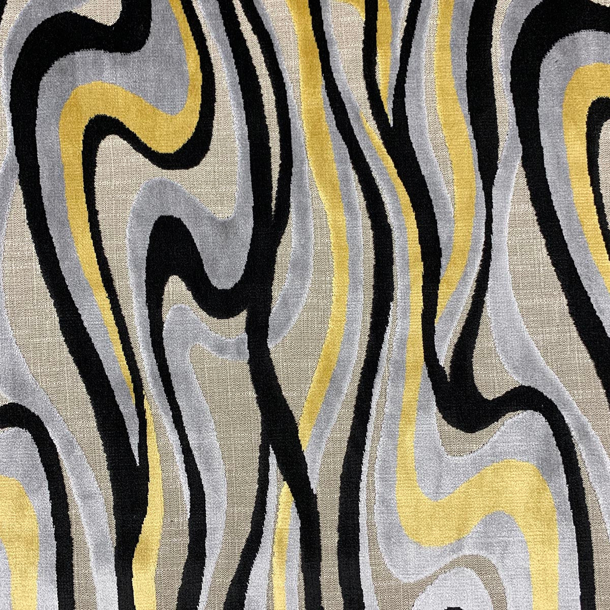 Mag Fabrics 11413 WAZE PETROL Fabric - Image 2