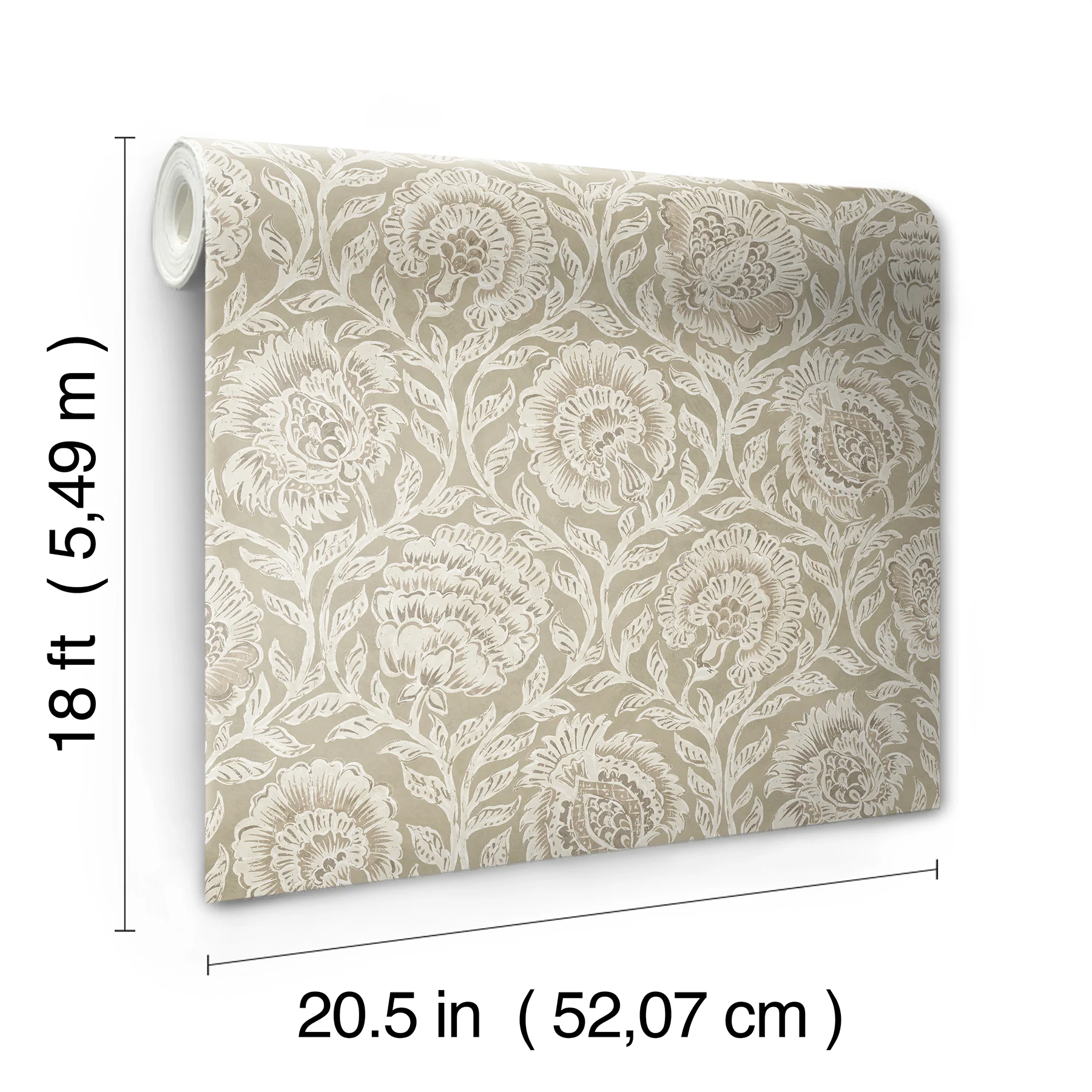 Nabela Noor Home NNS6506 Aliviya Pistachio Peel and Stick Wallpaper - Image 2