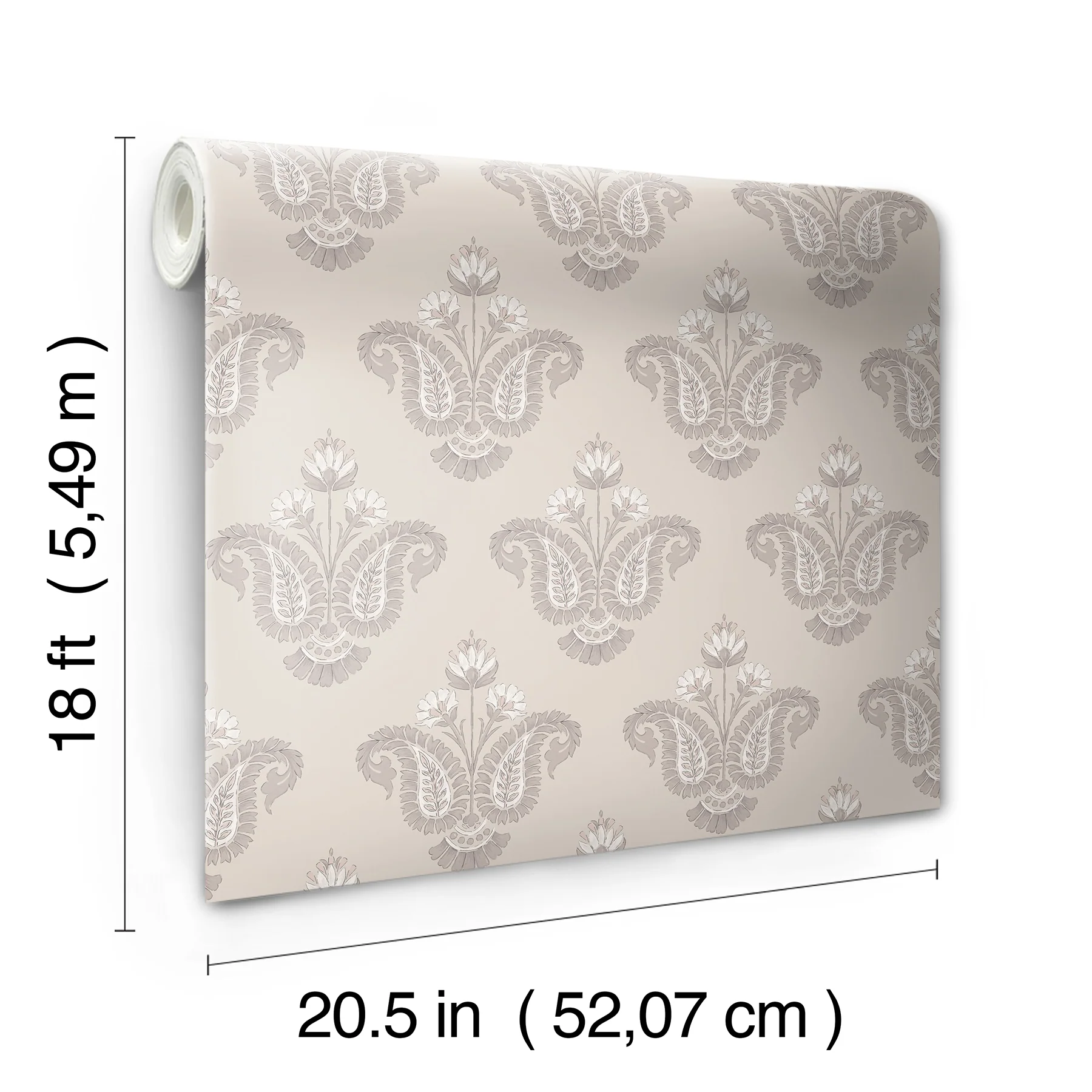 Nabela Noor Home NNS6519 Fazia Jute Peel and Stick Wallpaper - Image 2