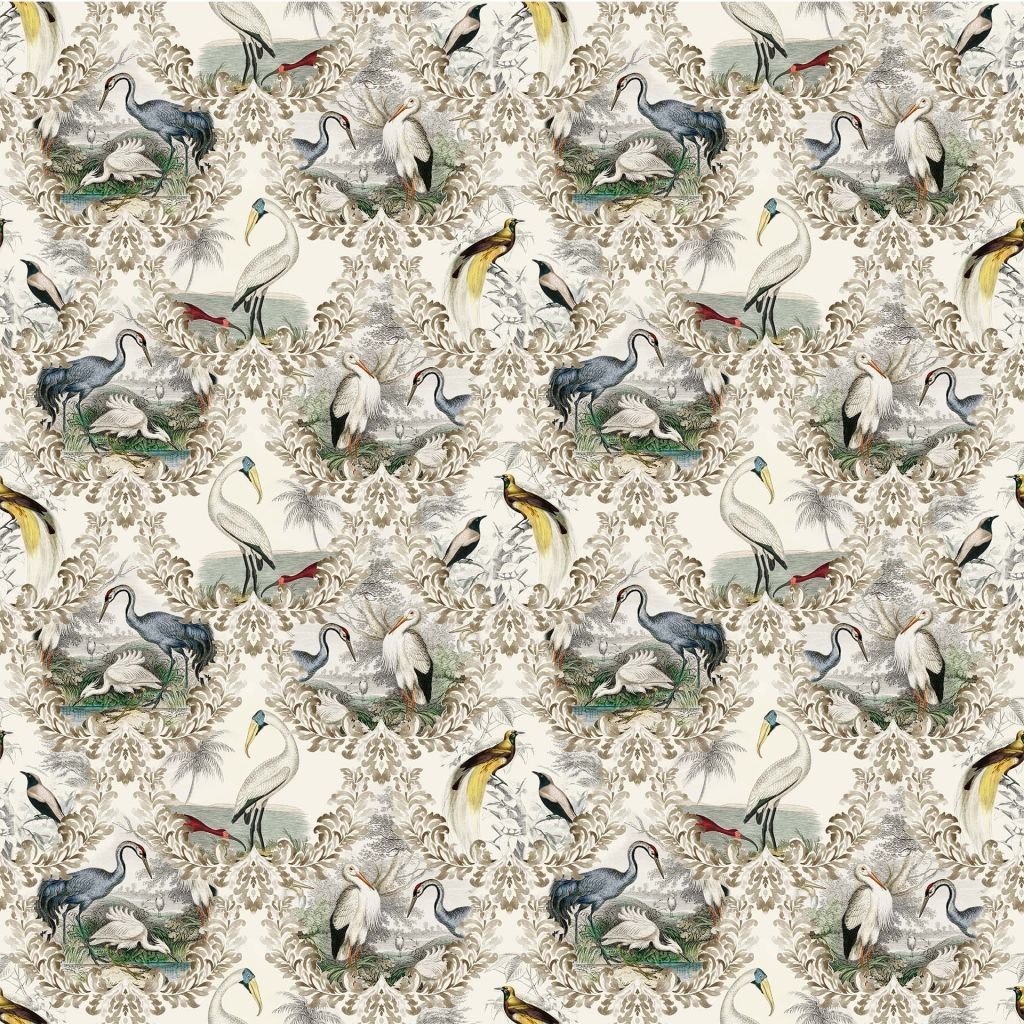 RM Coco Audubon Fantasy Golden Oak 1401722 Fabric
