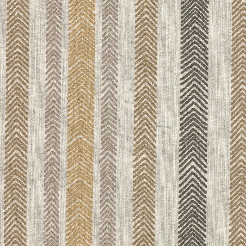 RM Coco Chevron Stripe Crypton® Driftwood PR0198289 Fabric