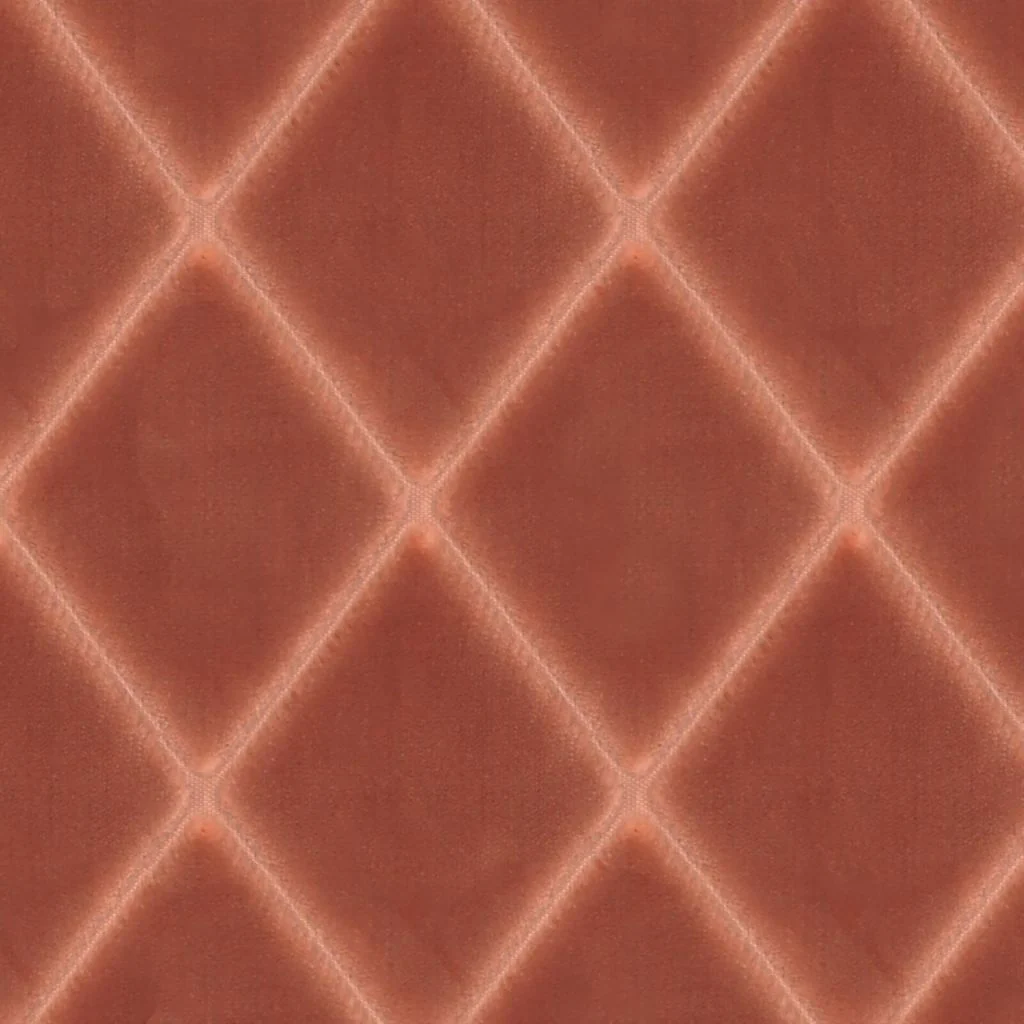 RM Coco Harlequin Performance Velvet Melon 1405222 Fabric