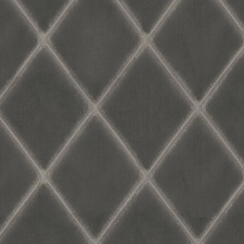 RM Coco Harlequin Performance Velvet Stone 1405217 Fabric