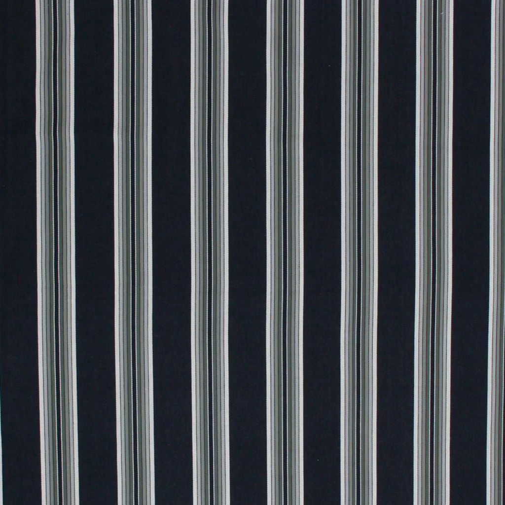RM Coco High Chaparral Stripe Onyx 1304469 Fabric
