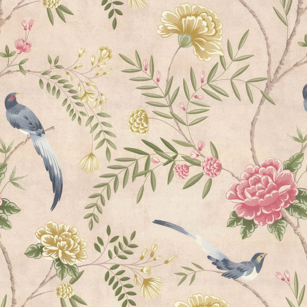 RM Coco Hyde Park Garden Peony PR0152353 Fabric
