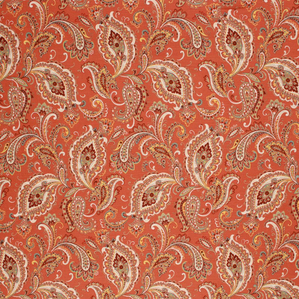 RM Coco KENILWORTH PAISLEY RUSSET 1270746 Fabric