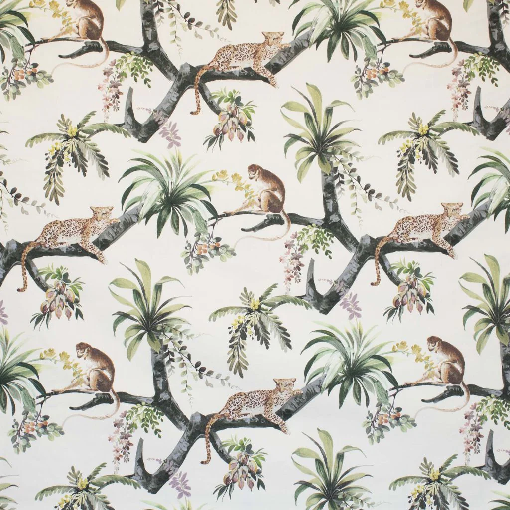 RM Coco Lazy Leopard Sandstone 13985262 Fabric