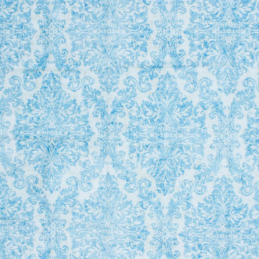 RM Coco LeBlanc Damask Azure 1302653 Fabric