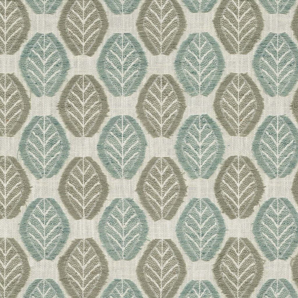 RM Coco Lucky Leaf Glacier 14042397 Fabric