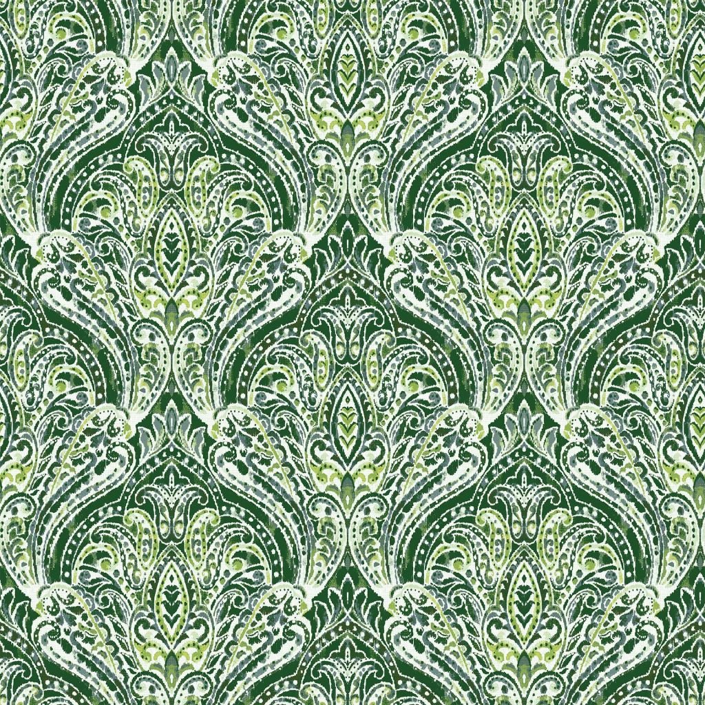RM Coco Marrakech Damask Emerald CW166408 Fabric