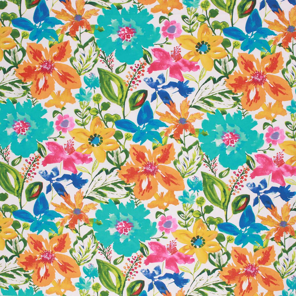 RM Coco SPRING FLING CABANA BLUE 12603630 Fabric