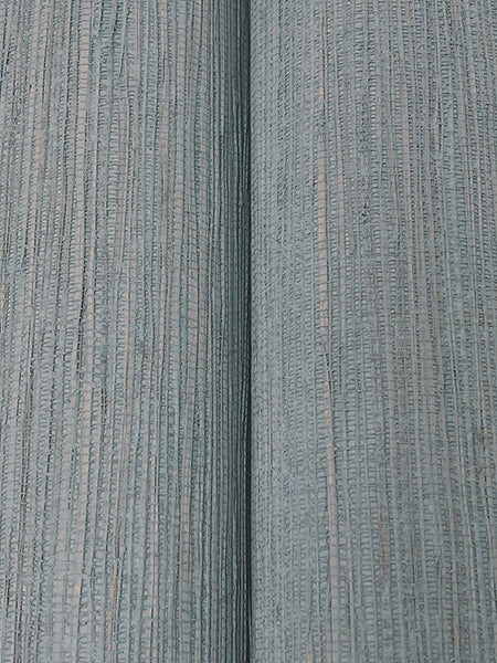 Ronald Redding GRL86130 Painted Hemp Dusty Blue Wallpaper - Image 2