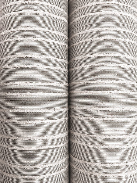 Ronald Redding GRL88030 Striped Cotton Gardenia Wallpaper