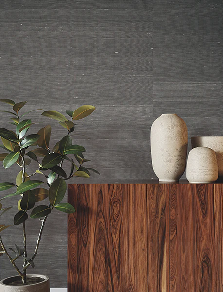 Ronald Redding GRL88126 Silk Road Graphite Wallpaper - Image 4