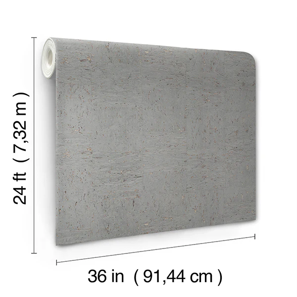 Ronald Redding GRL88369 Caldera Cork Steel Wallpaper - Image 3