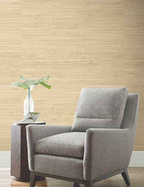 Ronald Redding GRL88382 Horizontal Jute Oatmeal Wallpaper - Image 4