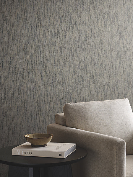 Ronald Redding GRL88400 Twist Paperweave Black / Gray Wallpaper - Image 4