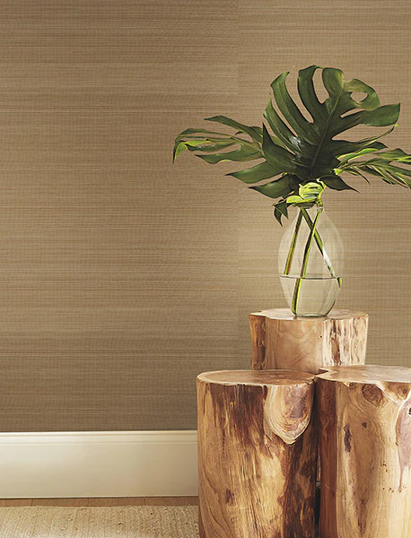 Ronald Redding GRL88465 Tailored Abaca Ochre Gold Wallpaper - Image 4