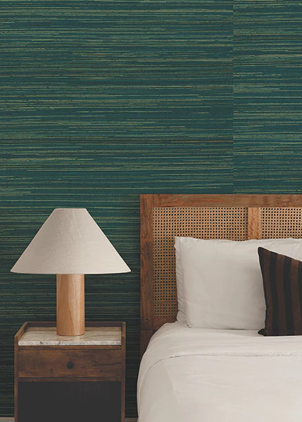 Ronald Redding GRL88472 Multicolored Hemp Lakeside Wallpaper - Image 4