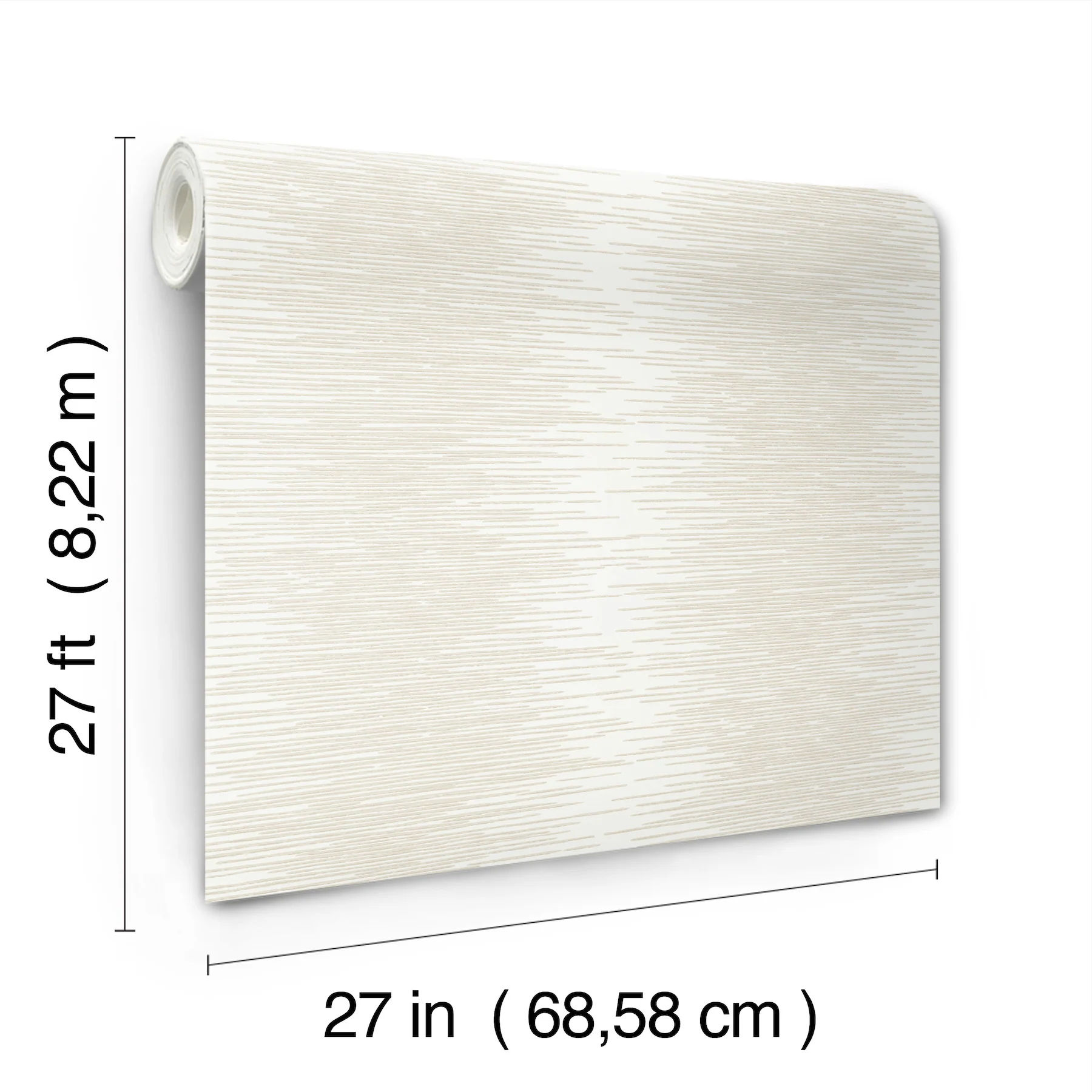 Ronald Redding VR1506 Operetta White Metallic Columns Wallpaper - Image 3