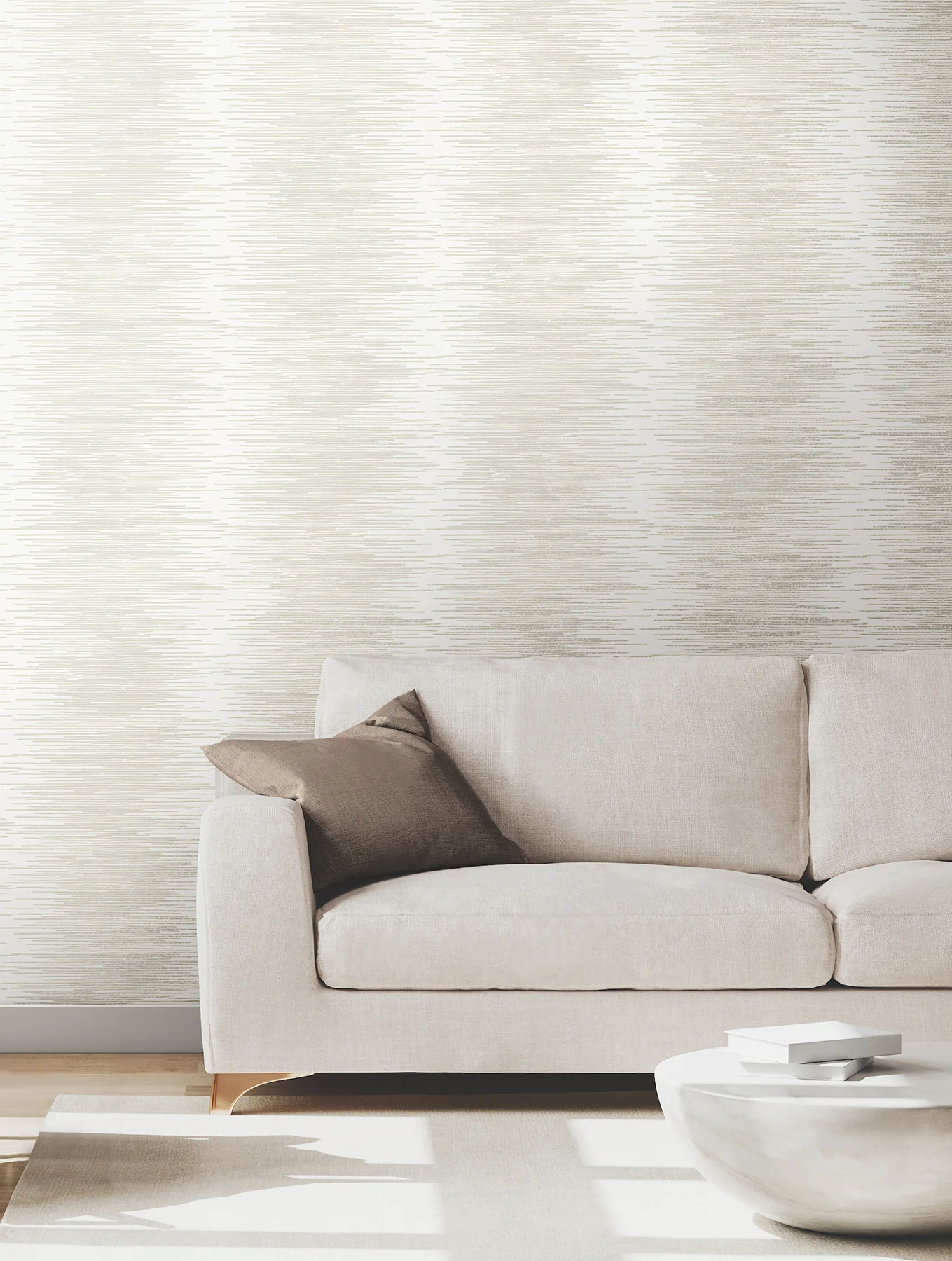 Ronald Redding VR1506 Operetta White Metallic Columns Wallpaper - Image 6