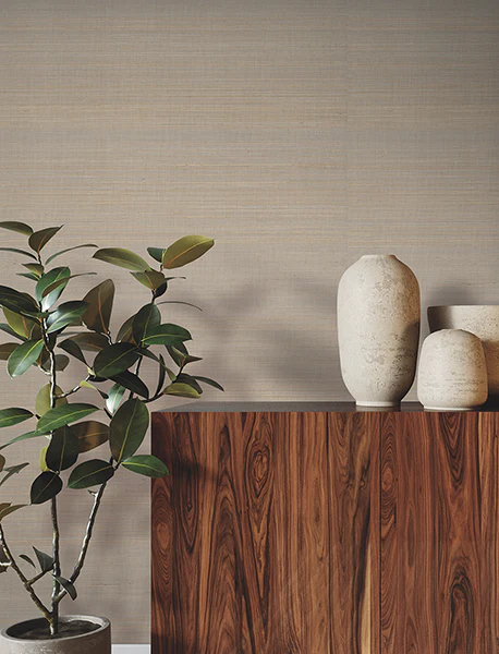 Ronald Redding YGL7011 Fine Abaca Almond Wallpaper - Image 4