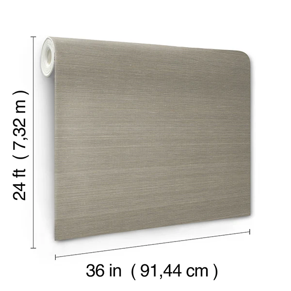 Ronald Redding YGL7012 Smooth Abaca Moonstone Wallpaper - Image 3