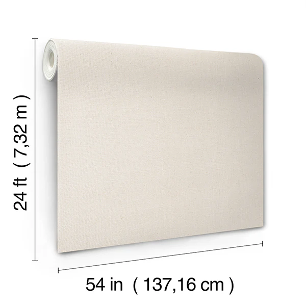 Ronald Redding YGL7019 Sundrenched Linen Soft White Wallpaper - Image 3