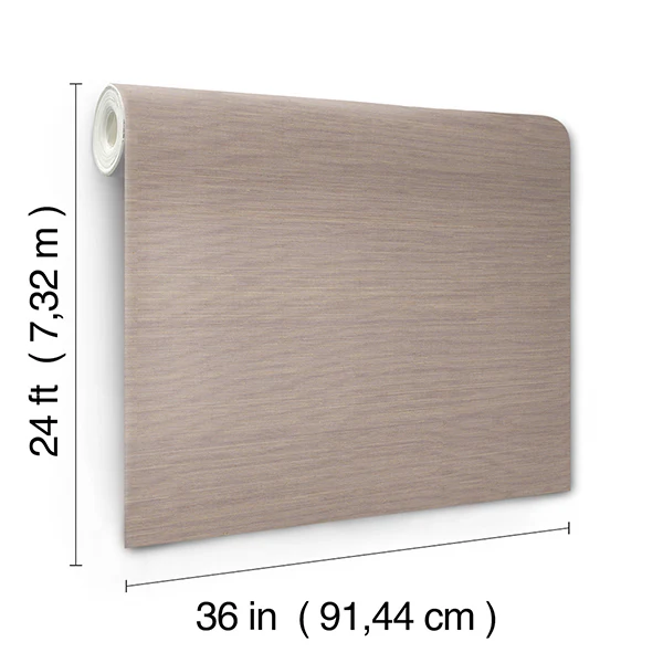 Ronald Redding YGL7083 Smooth Abaca Lilac Wallpaper - Image 3