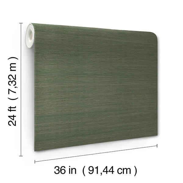 Ronald Redding YGL7092 Smooth Abaca Forest Wallpaper - Image 3