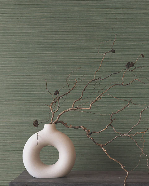 Ronald Redding YGL7092 Smooth Abaca Forest Wallpaper - Image 4